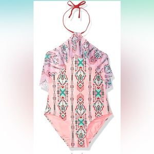 Tween Boutique brand Gossip Girl Dessert Moon One-piece Swimsuit, size 7, GUC